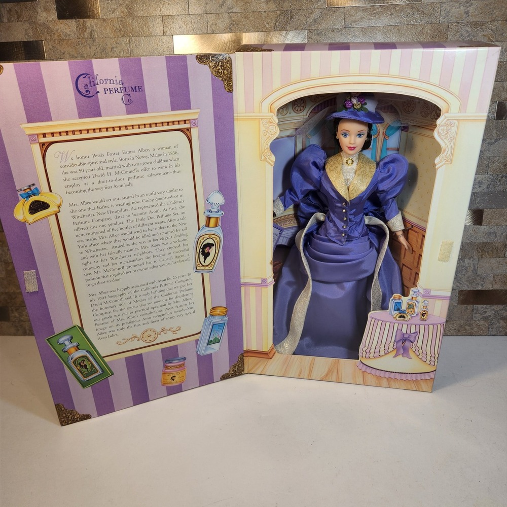 Avon Special Edition Barbie Mrs PFE Albee First n Series 1997 Mattel Purple Gown